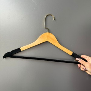 چوب لباسی مخمل دوکاره