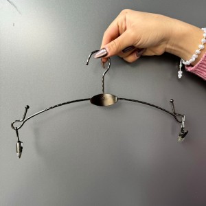 چوب لباسی استیل دو گیره لباس زیر