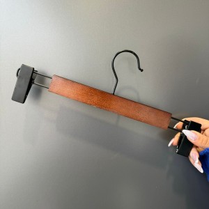 آویز شلوار استیل و بامبو دوگیره