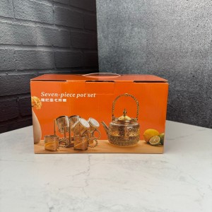 قوری و استکان پیرکس