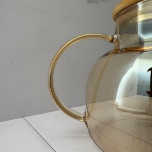 قوری پیرکس شعله مستقیم درب الماسی شامپاینی