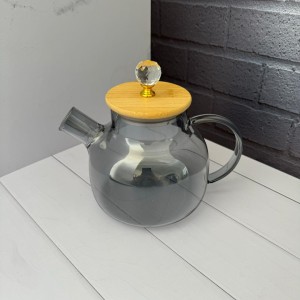 قوری پیرکس شعله مستقیم درب الماسی دودی