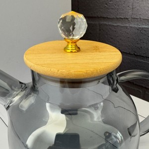 قوری پیرکس شعله مستقیم درب الماسی دودی