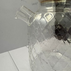 قوری پیرکس شعله مستقیم درب الماسی طرح لوزی 1800 میل