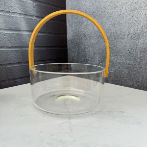 جا یخی پیرکس دسته بامبو طرح گرد