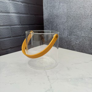 جا یخی پیرکس دسته بامبو طرح گرد