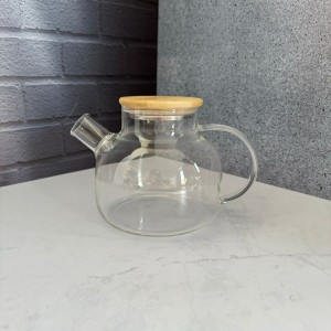 قوری پیرکس شعله مستقیم درب استیل