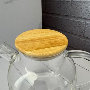 قوری پیرکس شعله مستقیم درب بامبو 1800 میل