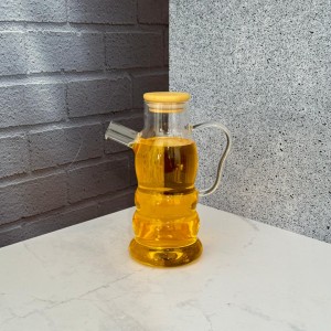 روغن ریز پیرکس درب بامبو 700میل طرح دسته قلبی