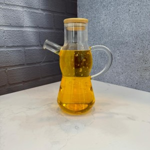 روغن ریز پیرکس درب بامبو 650 میل دسته دار