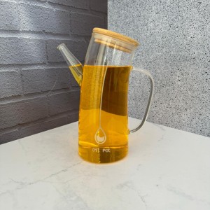 روغن ریز درجه دار پیرکس 700میل درب بامبو