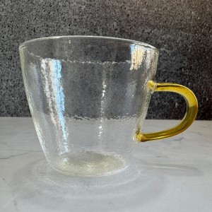ست شش عددی لیوان دسته طلایی