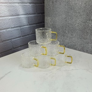 شات قهوه خوری پیرکس مدل سنگی