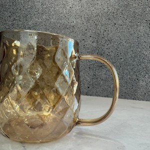 لیوان پیرکس شامپاینی دسته دار