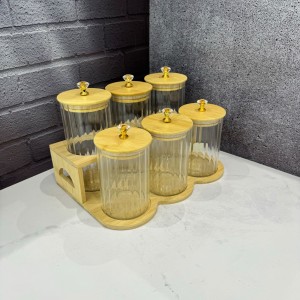 ست شش عددی بانکه پیرکس شیاردار