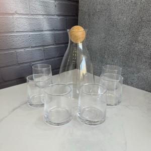 ست پارچ و لیوان پیرکس 7 پارچه