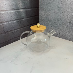 ست قوری و استکان پیرکس آنتی شک درب الماسی