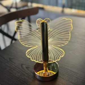 آباژور رومیزی شارژی طرح فانتزی سه حالته