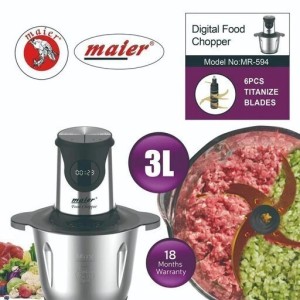 خردکن مایر ۳ لیتری با ۶ تیغه استیل اصل مدل MR594
