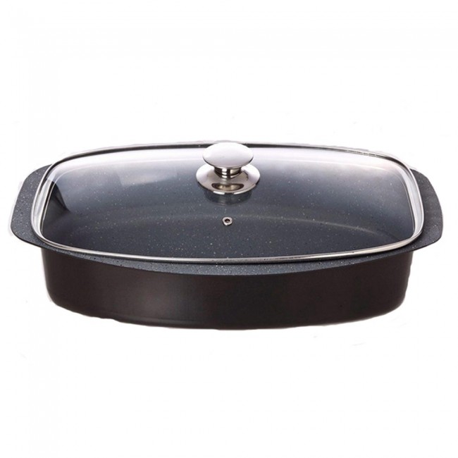 فر تابه مرغ پز گرانیت درب پیرکس 26*46