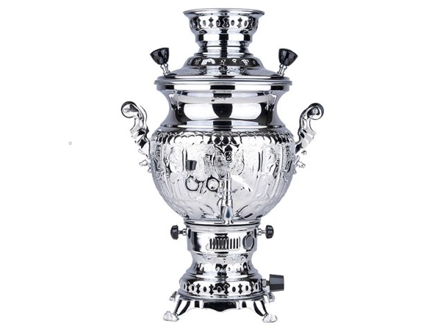 سماور گازی شاهکار مدل پانیذ قلمزده 7 لیتری