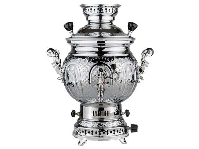 سماور گازی شاهکار مدل کره ای قلمزده زیر کابینتی 7 لیتری