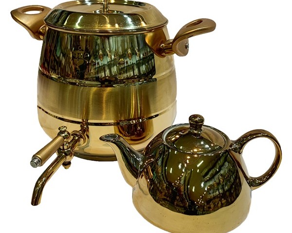 ست کتری و قوری مدل پلوان جیوه ای