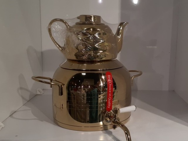 کتری قوری طرح ترک طلایی DORNIKA