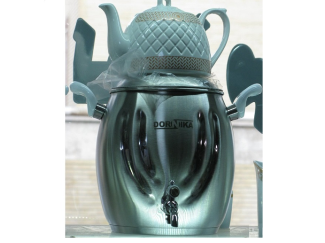 کتری و قوری استیل شیردار دورنیکا کف چدن