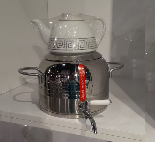 کتری قوری طرح ترک استیل  DORNIKA