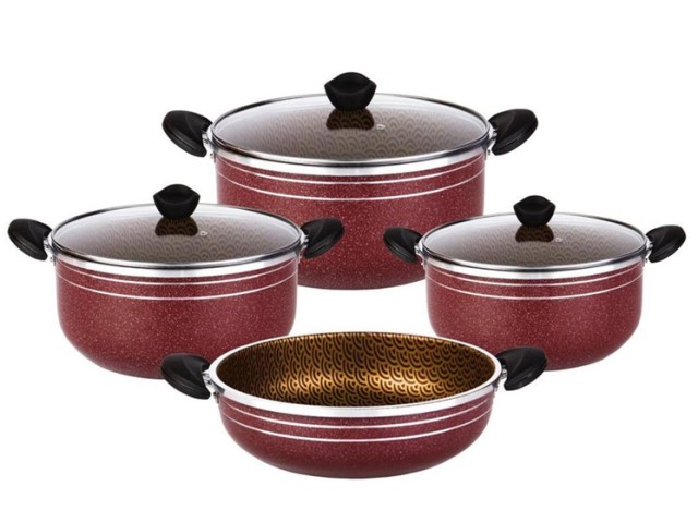 سرویس قابلمه 7 پارچه سهند مدل GOLD