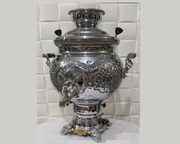 سماور گازی کره ای پیمان  مدل قلمکاری 12 لیتری