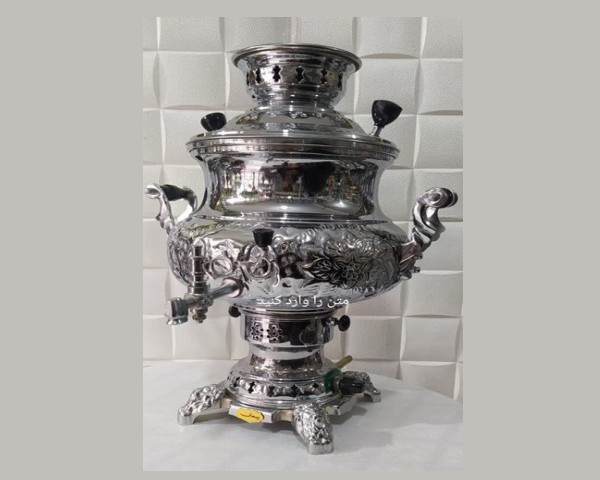 سماور پیمان مدل عدسی قلمکاری 7لیتر