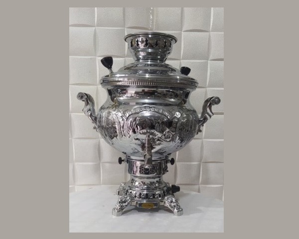 سماور پیمان مدل مهسان قلمکاری 8لیتر