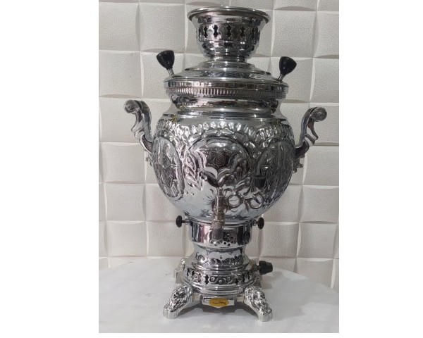 سماور پیمان مدل کره ای 8 لیتر قلمکار