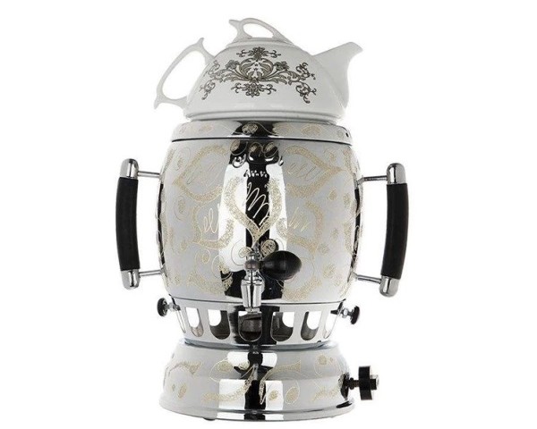 سماور گاز سوز ماهان مدل پولوتون ظرفیت 6 لیتر