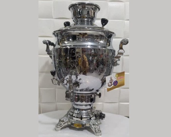 سماور ماهان مدل صدف تراش خورده  10 لیتر