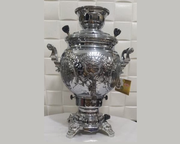 سماور ماهان مدل کره ای قلمکار 6 لیتر