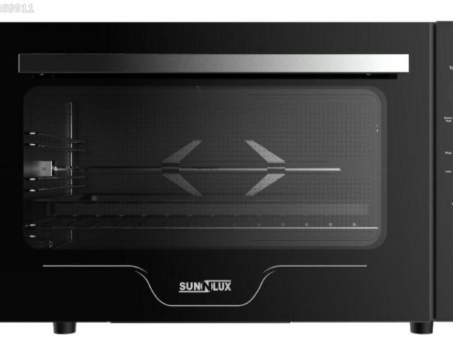 توستر فر 48 لیتر SUNNLUX – شیشه دو جداره دیجیتال