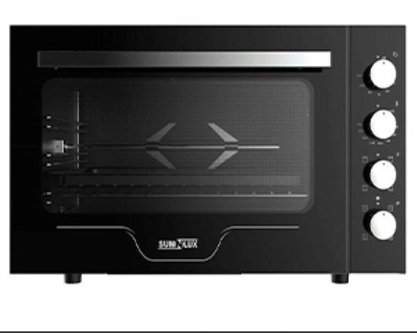 توستر فر 48 لیتر SUNNLUX – شیشه دو جداره ولومی