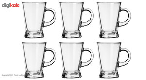 استکان پاشاباغچه مدل هی بلی کد 55073 بسته 6 عددی