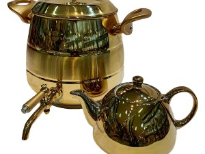 ست کتری و قوری مدل پلوان جیوه ای