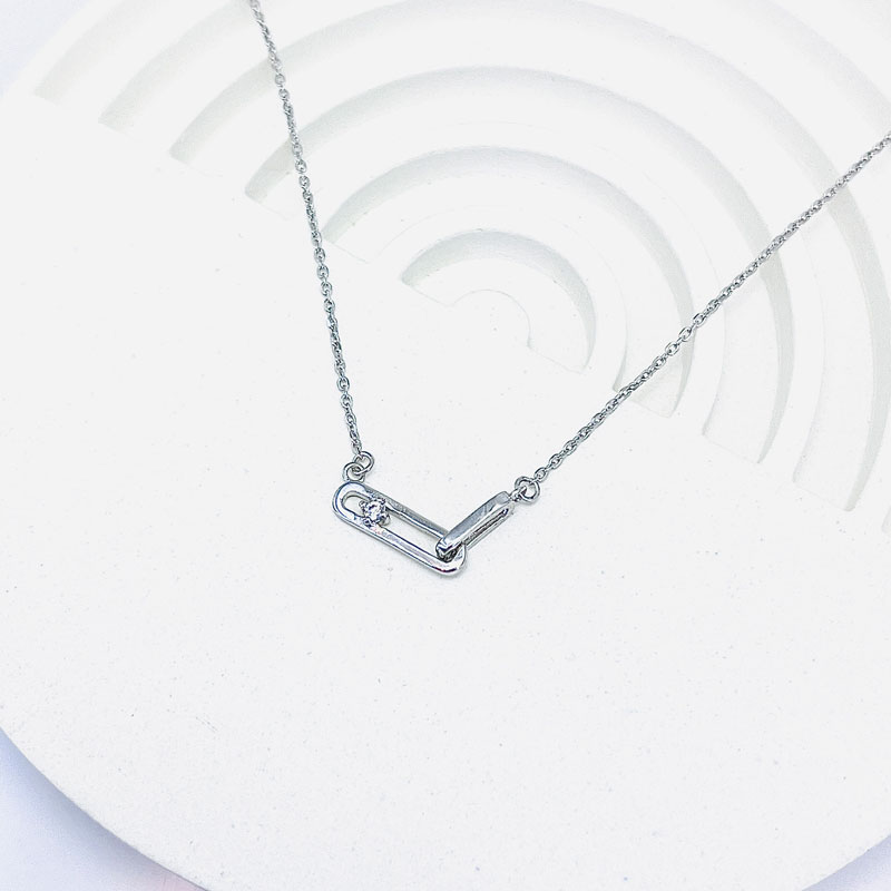 گردنبند نقره زنانه مدل مینیمال زنجیر