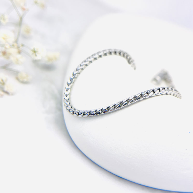 دستبند نقره مردانه ایتالیایی مدل میرو