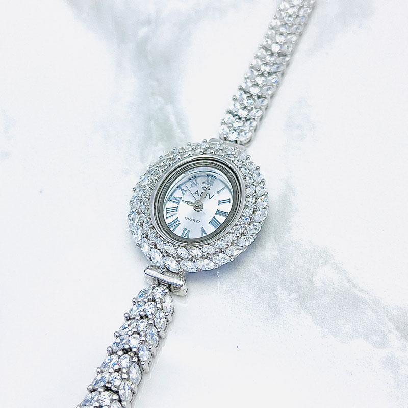 ساعت زنانه نقره مدل جواهری مارکیز ایتالیایی