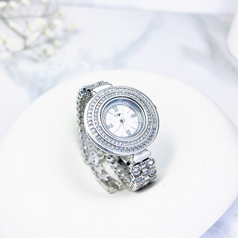 ساعت نقره زنانه ایتالیایی مدل کندویی