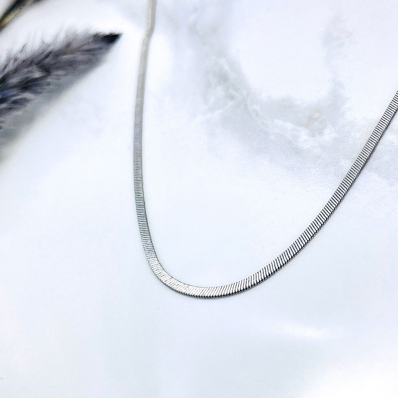 زنجیر نقره مردانه مدل ماری