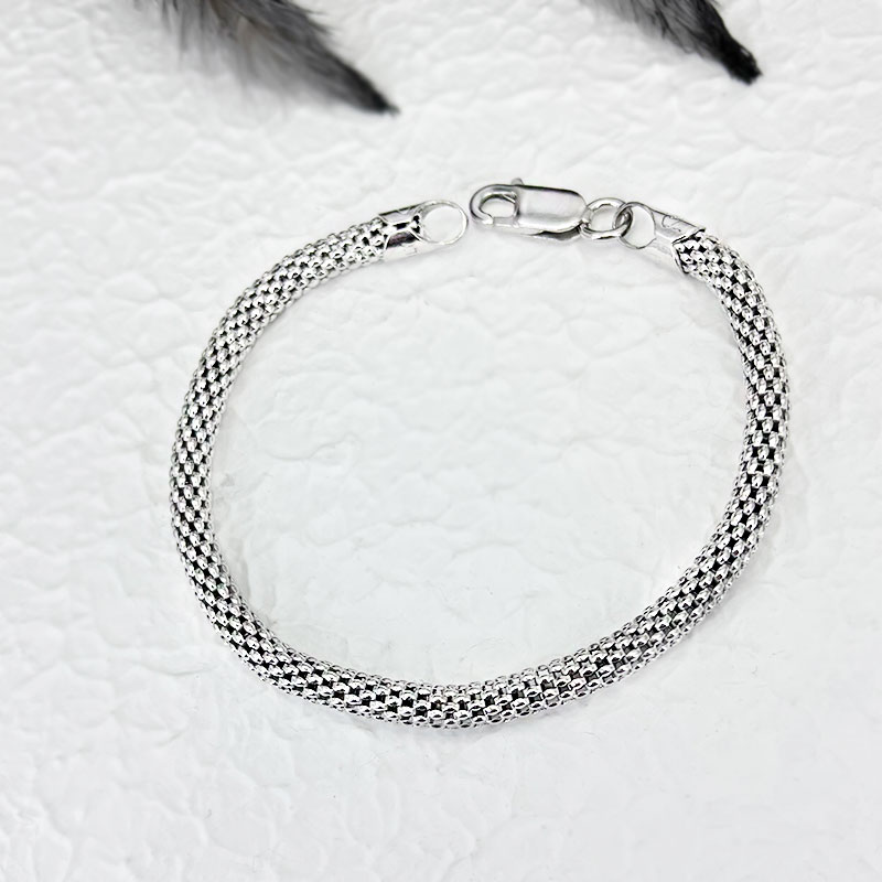 دستبند نقره زنانه مدل ایتالیایی