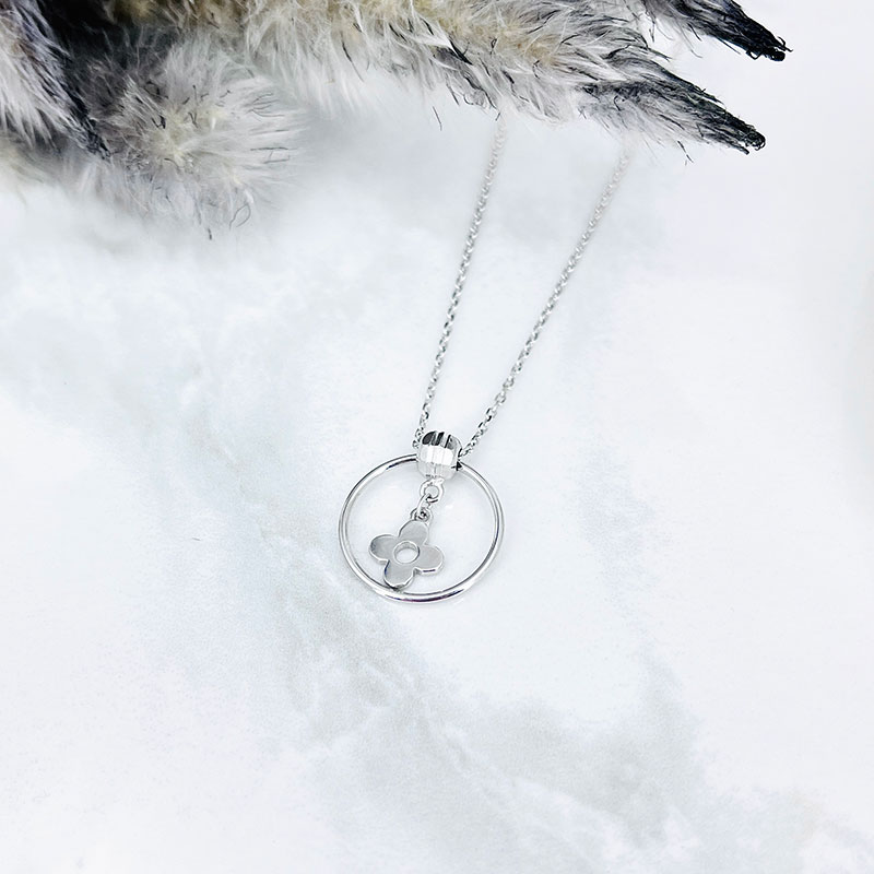 گردنبند نقره زنانه مدل ونکلیف