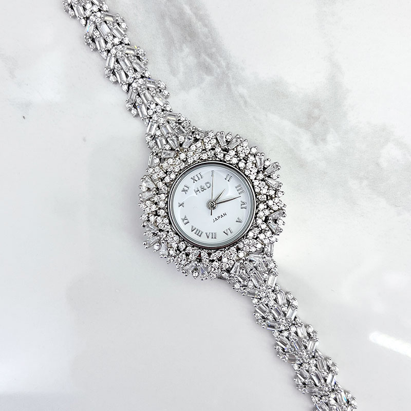 ساعت نقره زنانه ایرانی مدل دایره